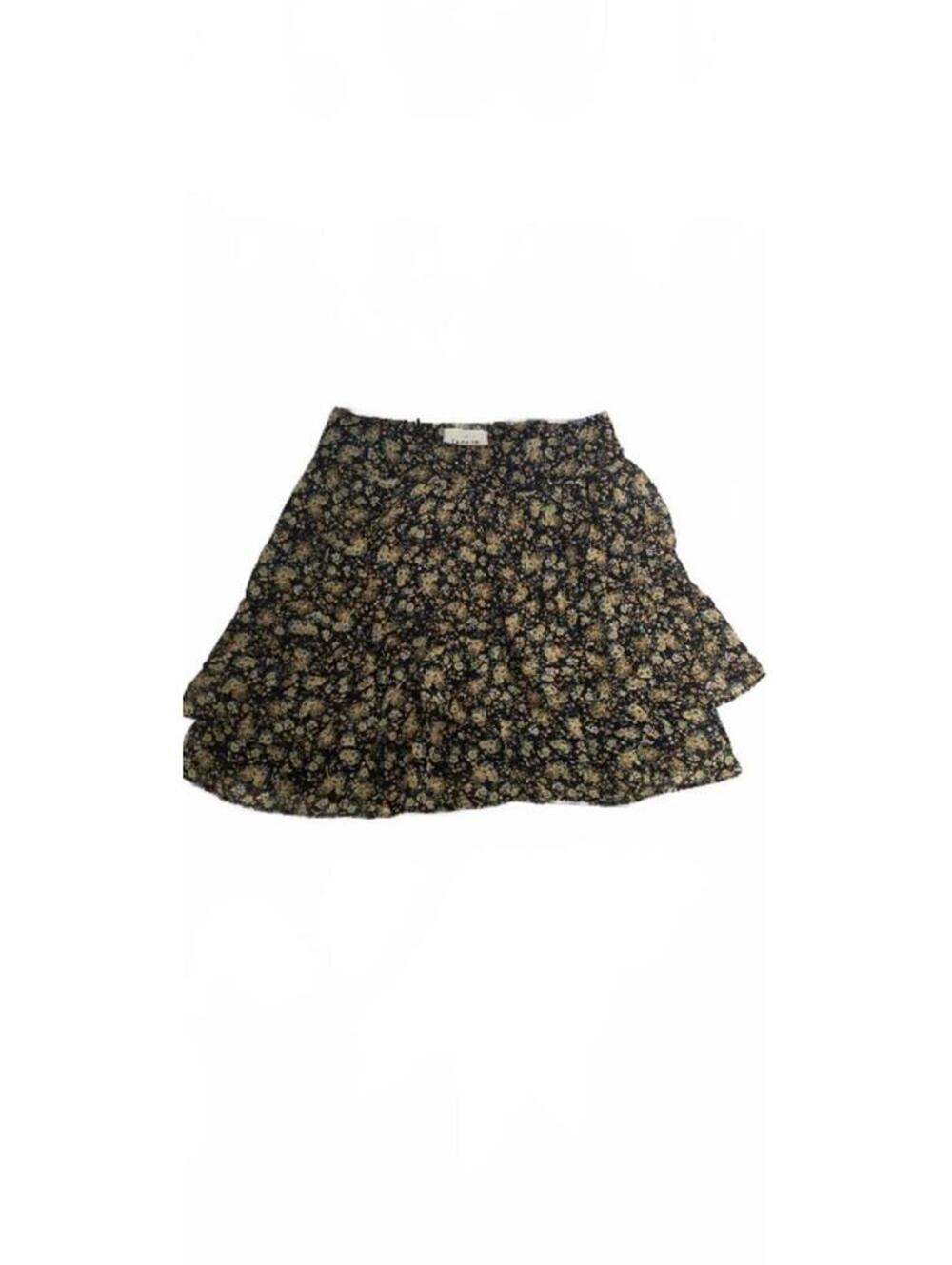 Sezane Jupe Carolina Tiered Floral Mini Skirt Size 34 US 2